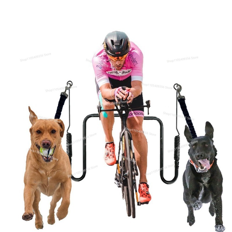 Mountain Biking With Dog - Hundeleine für Fahrräder, Mountainbikes und Outdoor-Sportarten